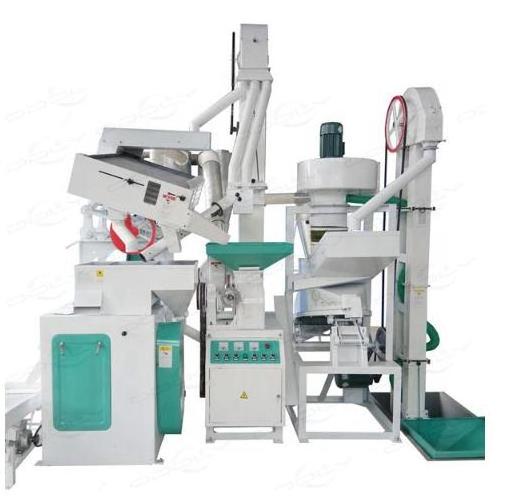 Auto Complete Set Combined Rice Mill Plant production line Milling Machine for Sale