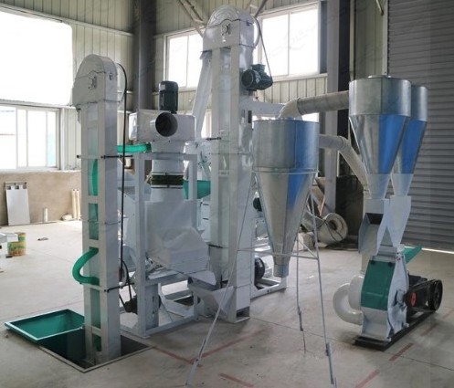 Auto Complete Set Combined Rice Mill Plant production line Milling Machine for Sale