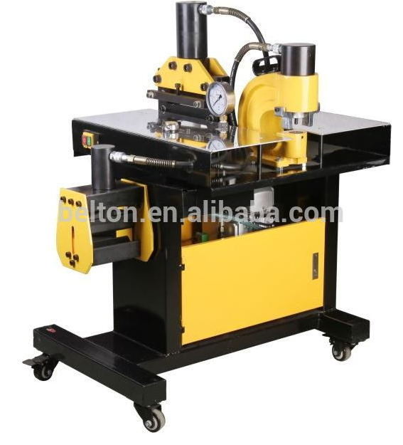 ODETOOLS 4 in 1 Electric Busbar Cutting Punching Bending Processing Machine VHB-400