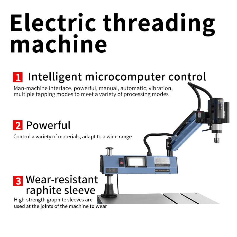 ODETOOLS Durable High Speed CNC Servo Auto Electric Flex Arm Vertical Tapping Machine M36