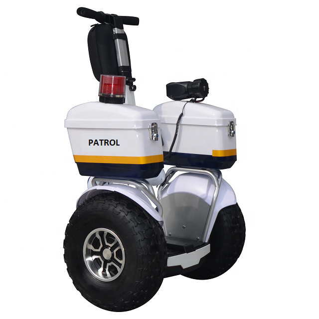 Patrol 19 inch tire two wheel electric balance scooter used for patrol with factory price