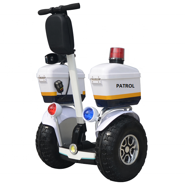 Patrol 19 inch tire two wheel electric balance scooter used for patrol with factory price