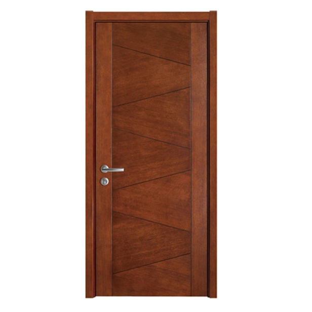 Modern Black Walnut Solid Wood Door Design Swing Wooden Interior Room Door