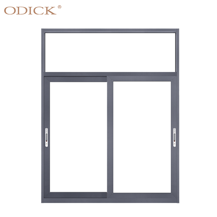 Windows Doors Frame Blind Insert Handle Key Design Soundproof Aluminum Sliding Window/casement Double Glass Simple Modern White