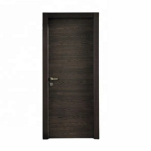 latest new design waterproof PVC wooden doors for houses interior swing wood door sets