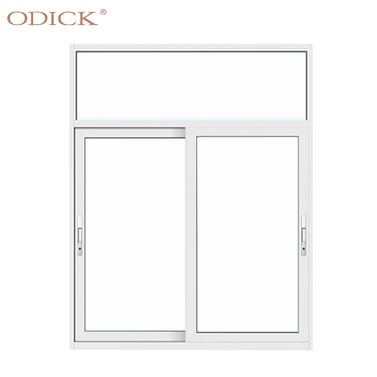 Windows Doors Frame Blind Insert Handle Key Design Soundproof Aluminum Sliding Window/casement Double Glass Simple Modern White