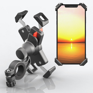 ODIER Handlebar rearview mirror Mobile Phone Holder bike Smartphone Mount Bicycle Holder Motorcycle Phone Holder for bike Mount