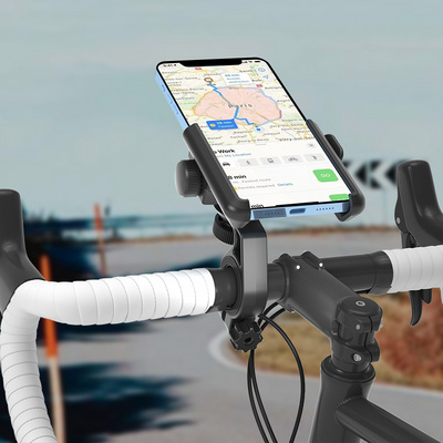 ODIER universal gps stand mount claw handlebar motorcycle mobile phone holder for scooter mirror quad lock bracket bike holder