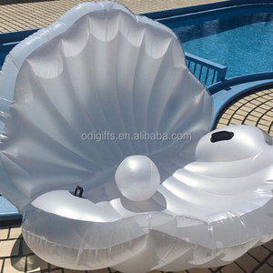 inflatable seashell pool float