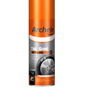 Aerosol Car Tyre shine spray polish auto tyre shining gloss as new