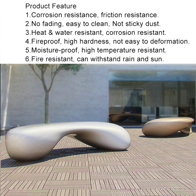 Hand made fiberglass special Chair high quality shopping mall and garden use outdoor leisure Chair