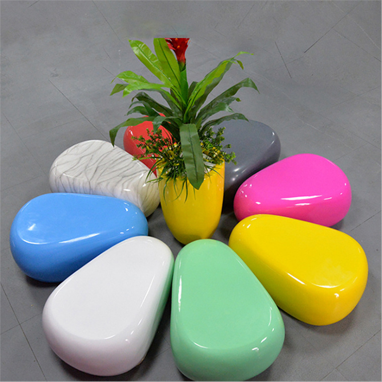 Styling Motorized Inflatable Water Float Lounge Pool Chair cobblestone stool outdoor art decoration furniture chair