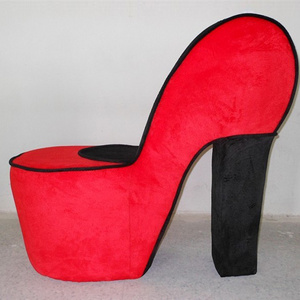 Y256 Fiberglass high-heeled shoes creative Chair shoe bench design sex chair