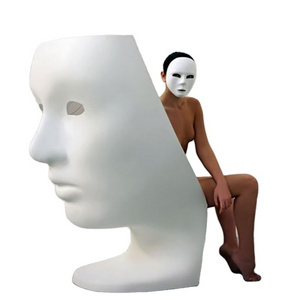 Y065 Lady head seating ma sk shaped face chair custom modern nemo  face chair for indoor and outdoor