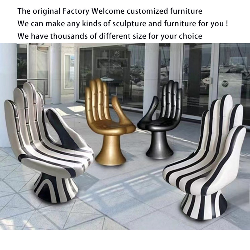 Y300 Special Hand shaped Finger chair Nordic design palm single stool custom modern furniture art decoration chairs