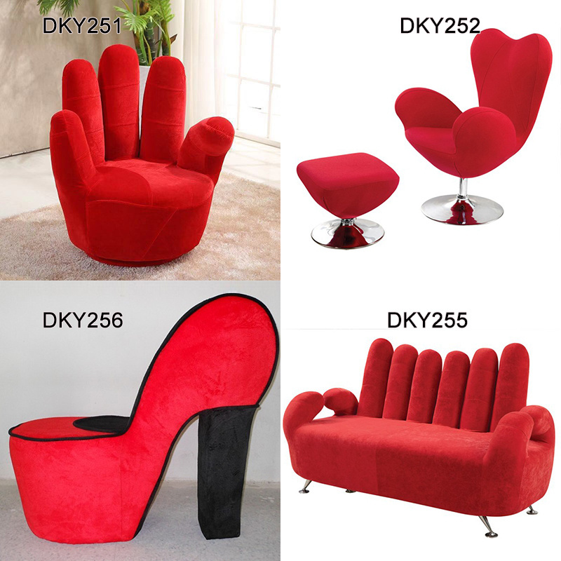 Y255 Fiberglass hand shape long Sofas, sectionals & loveseats living+room+sofas furniture chair sofa