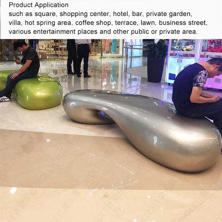 Hand made fiberglass special Chair high quality shopping mall and garden use outdoor leisure Chair