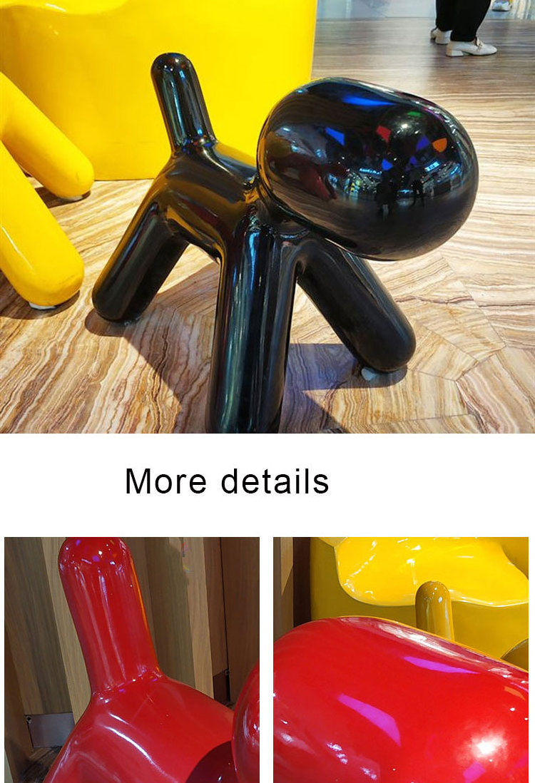 Y023 Puppy dog shaped stool for kids modern living room animal chairs novelty other outdoor furniture Doggy chair