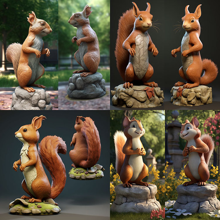 K427G Fox sculptures decoration custom modern fiberglass outdoor art statue resin decoration outdoor life size animal sculpture