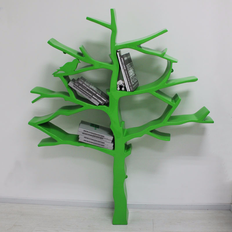 customized design modern tree shaped bookshelf