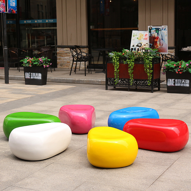 Styling Motorized Inflatable Water Float Lounge Pool Chair cobblestone stool outdoor art decoration furniture chair