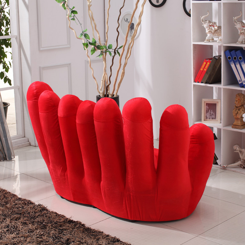 Y255 Fiberglass hand shape long Sofas, sectionals & loveseats living+room+sofas furniture chair sofa