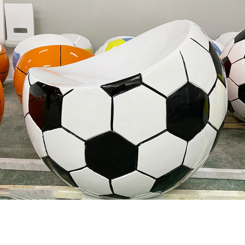 Y090 Football chair Modern outdoor colorful basketball stool set Custom other commercial furniture leisure relax chairs