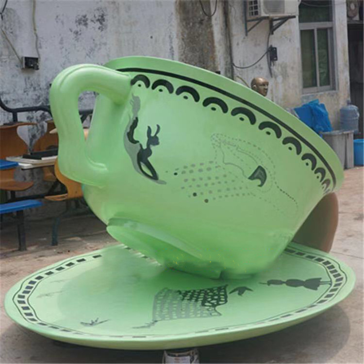 Coffee cup shape creative seat shopping mall leisure chair shopping mall rest area leisure chair