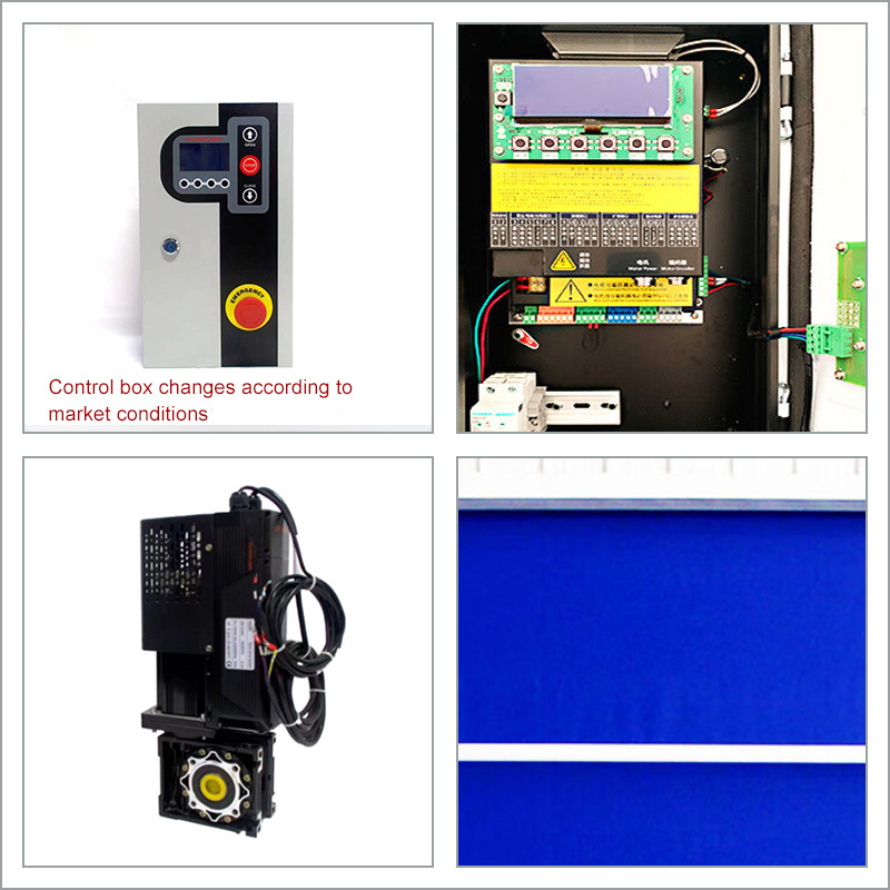 Remote Control Manual Handling Motorized Automatic Aluminium Alloy Rolling Shutter Door