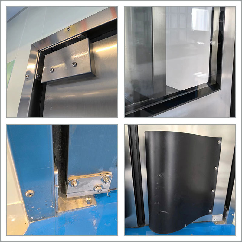 GMP Wholesale Double Door Stainless Steel Fire Protection Steel Doors for Cleaning/Purification Room