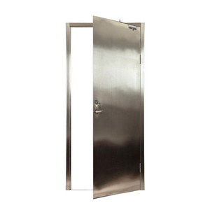 CE/ISO Certification Customized Factory Price Wholesale Single and Double Stainless Steel Door for Cleanroom and Hospital