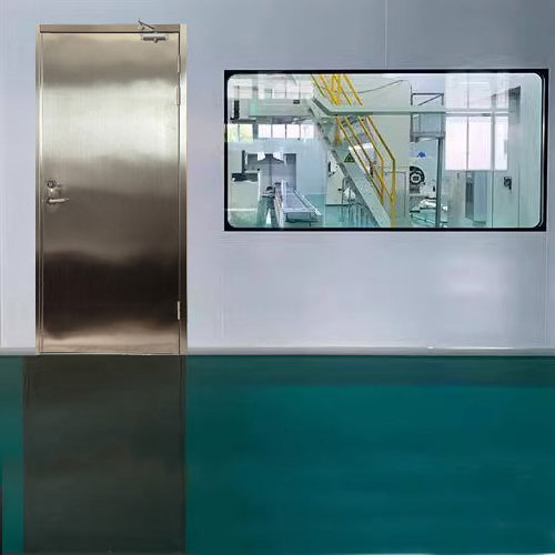 CE/ISO Certification Customized Factory Price Wholesale Single and Double Stainless Steel Door for Cleanroom and Hospital