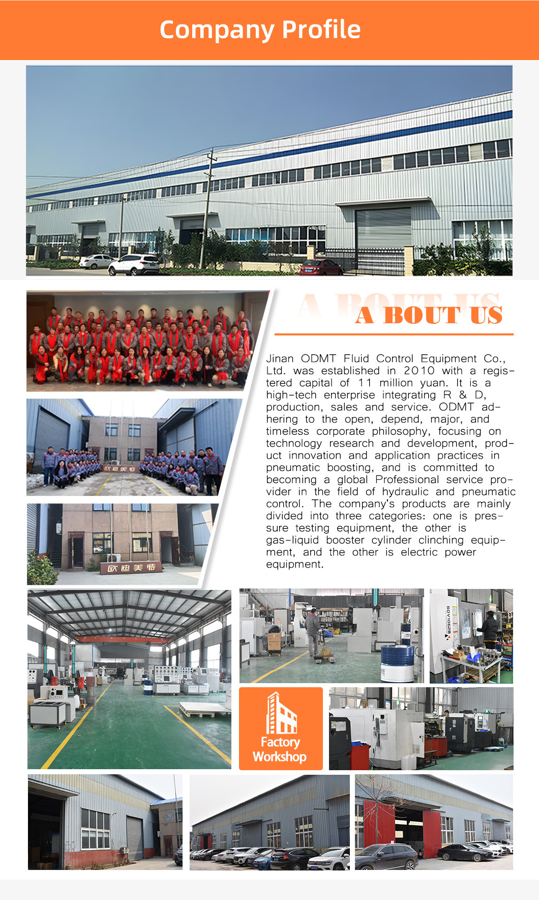 ODMT Pressure burst test machine equipment Used for plastics rubber hoses aluminum pipesfire hydrants hoses