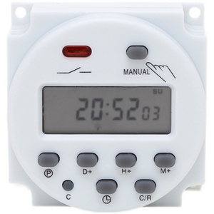 CN101A AC220V 16A Time Switch Relay TIMER CN101 Digital LCD Power weekly Programmable with protective cover