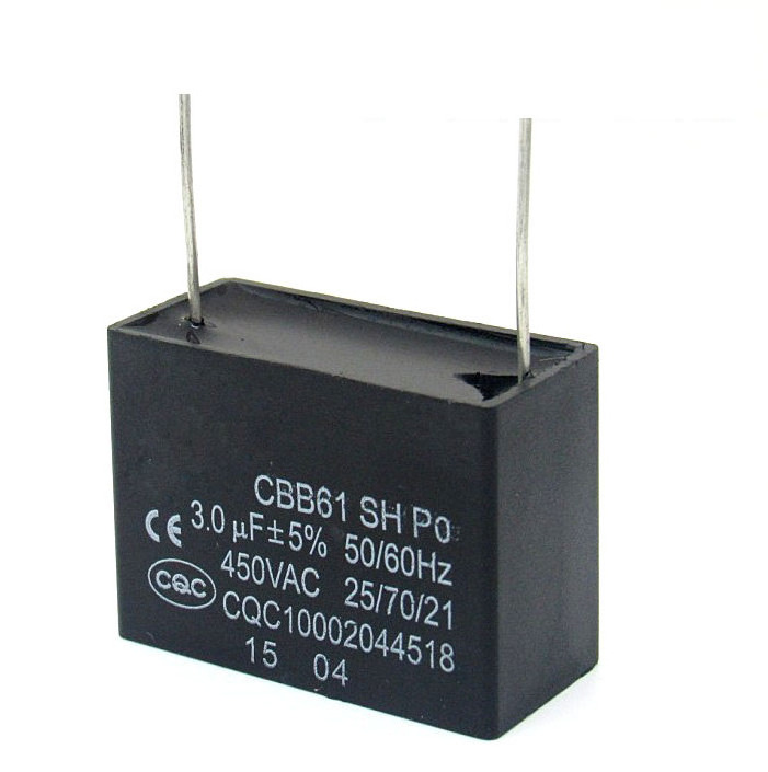 en60252 Cbb61 Motor Run Film Capacitors 450v 0.8uF