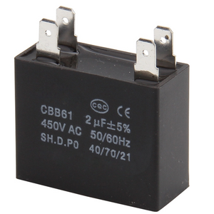 en60252 Cbb61 Motor Run Film Capacitors 450v 0.8uF