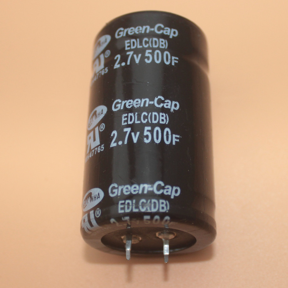 Ultracapacitors super farad capacitor 2.7V 500F for electric toys electric aircraft