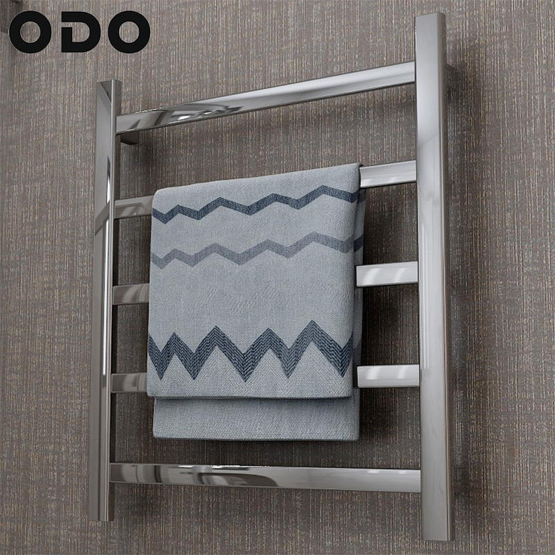 Stainless Steel Bathroom Radiator Dryer Wall Mounted Heater Drying Racks Heated Warmer Rail Heating Electric Towel Rack