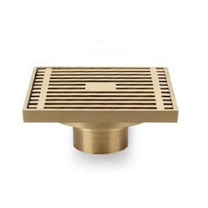 Kitchen Shower Brass Square Cover Anti Odor Trap Tile 304 Stainless Steel Linear Bathroom Long Drainer Floor Drain