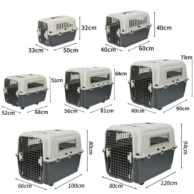 Wholesale Pet Cage House Carrier Travel Foldable Pet Carrier Plane Airline Approved Airline Pet Carrier