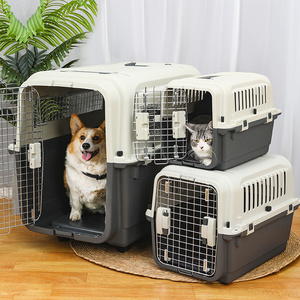 Wholesale Pet Cage House Carrier Travel Foldable Pet Carrier Plane Airline Approved Airline Pet Carrier