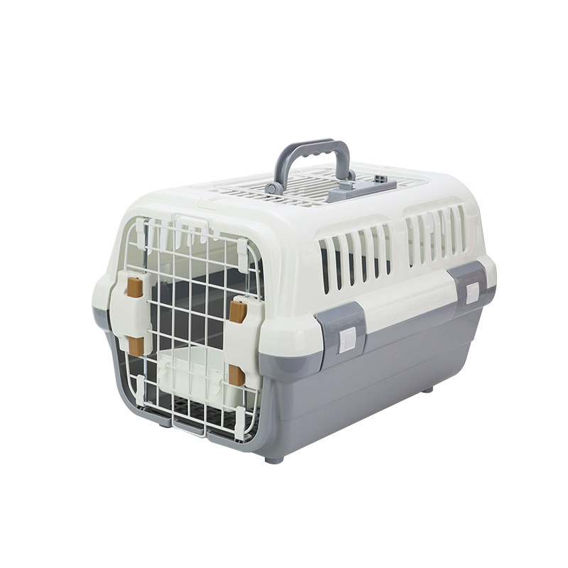 Portable Plastic Dog Carriers Animal Aviation Box Pet Travel Cage Airline Approved Pet Air Box