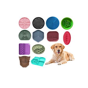 Custom pet travel portable bowls silicone pet feeder portable rubber dog feeder bowl pet bowl mat