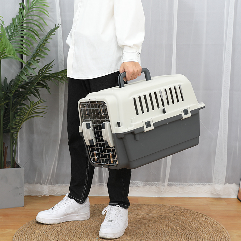 High Quality Pet Dog Crate Pet Air Box Portable Outing Travel Dog Crates For Large Dogs