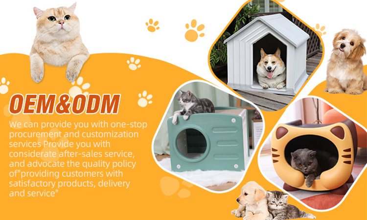 Hot Selling Waterproof Dog House Plastic Pet Kennel Outdoor Plastic House For Dog