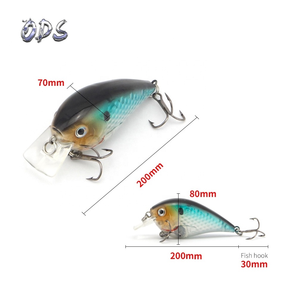 60mm/70mm Shallow Diving Crank Bait Square Bill Crankbait For Bass Fishing Cranking Fishing Lures Crankbait