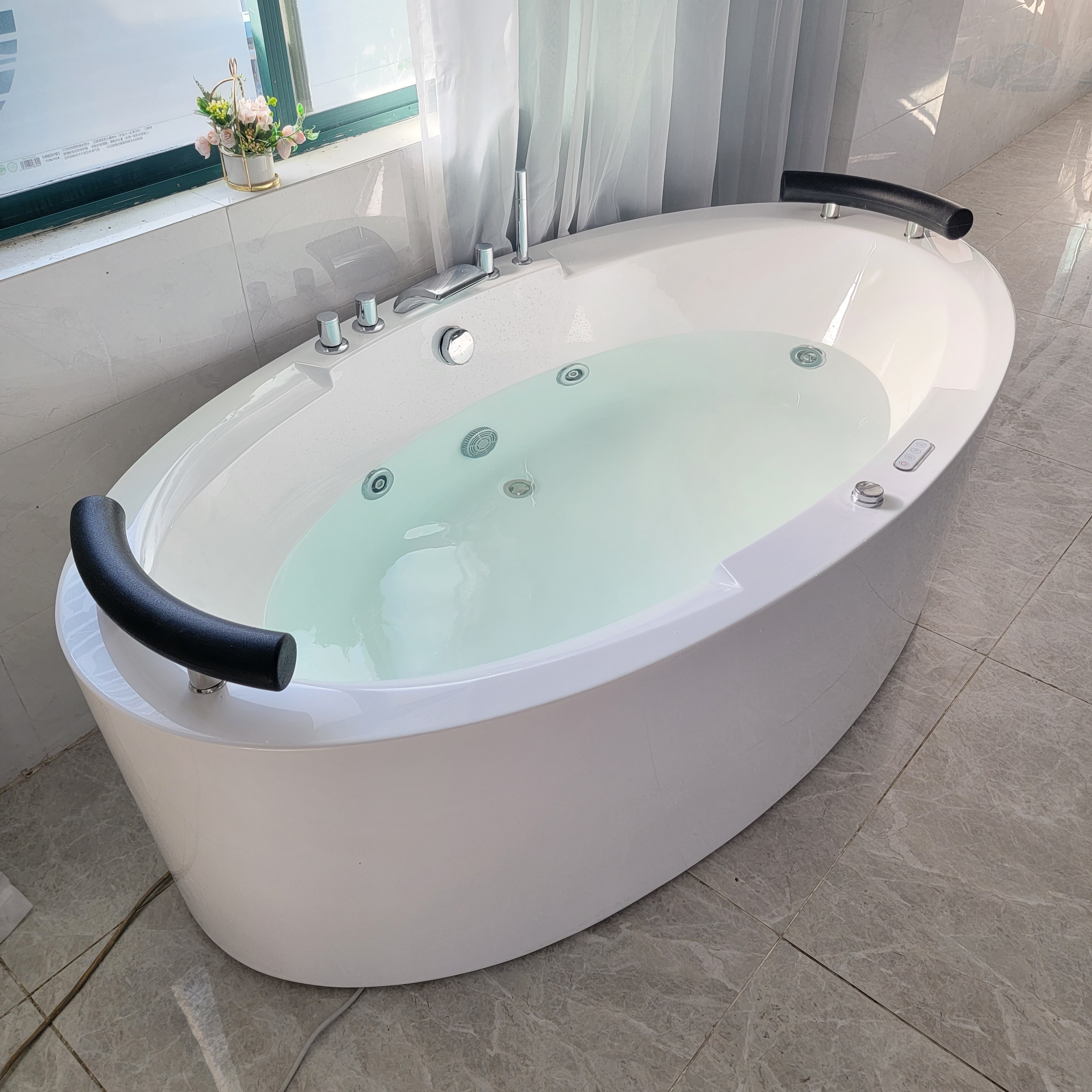 Bathtub hydro massage bathtub with air bubble freestanding bathtub for shower