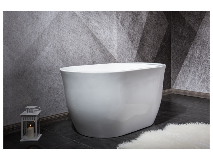 White Colour whirlpool spa baby use small freestanding bathtub