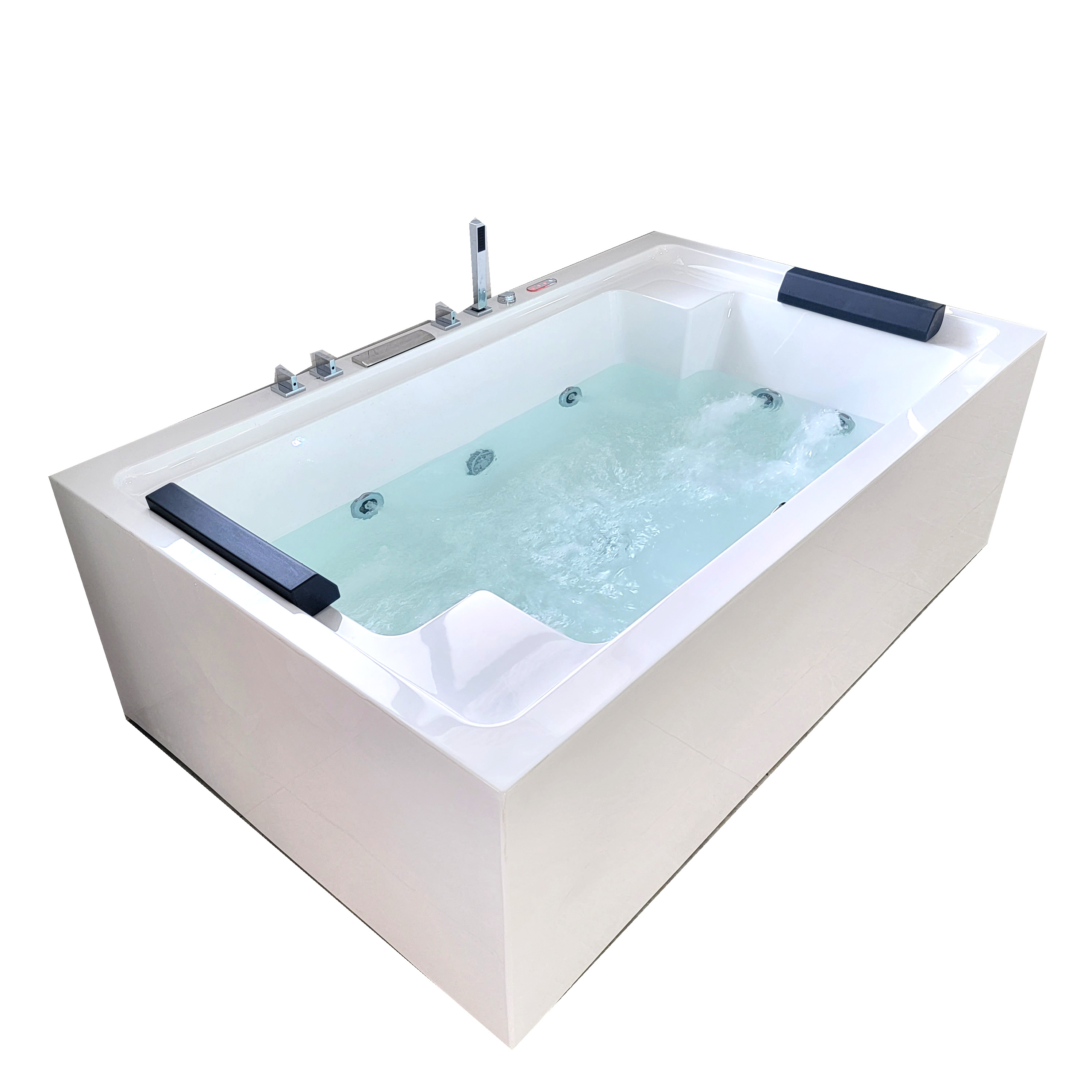 Luxury 2 person acrylic bathtub spa massage bathtub for bathroom