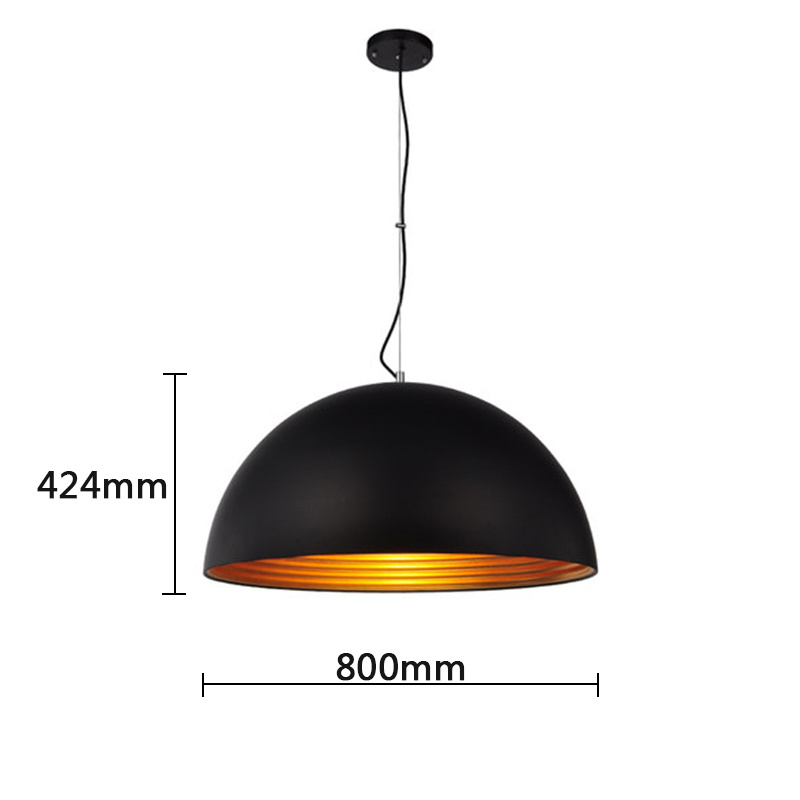 Dome Shape Hanging Pendant Lamp modern fixtures kitchen bathroom pendant lamp iron hanging lighting